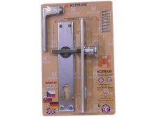 Kování dveřní 26104 klika/knoflík vložka 90 mm hliník blistr (069005)